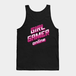 Girl Gamer Online Now Tank Top